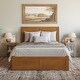 preview thumbnail 31 of 85, Portland Platform Bed with Footboard and Storage Drawers