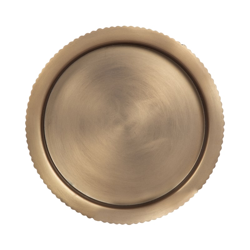 Kate and Laurel Rooks Metal Candle Holder - 10x10x11