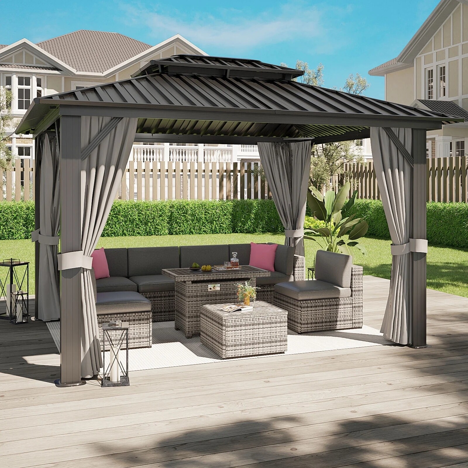 10'x12' Hardtop Gazebos - On Sale - Bed Bath & Beyond - 39588958