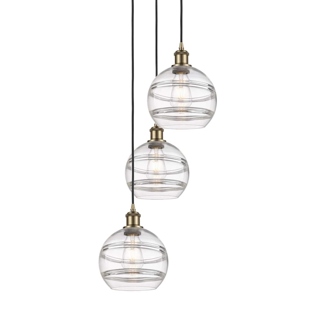 Innovations Lighting 113B-3P-30-15 Rochester Pendant Rochester 3 Light