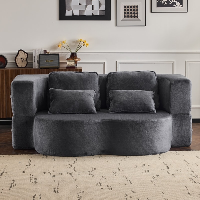 Luxury Sleeper Sofa Bed with Soft Cushion - Ultimate Comfort for Your Home