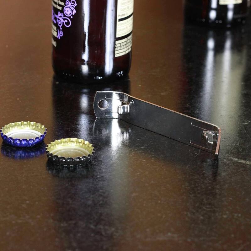Chef Craft 2pc Sturdy Metal Bottle Opener & Can Tapper Set