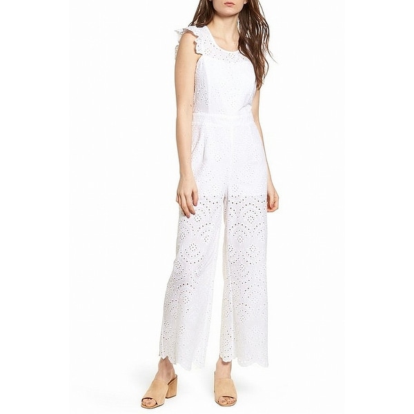 leith white jumpsuit
