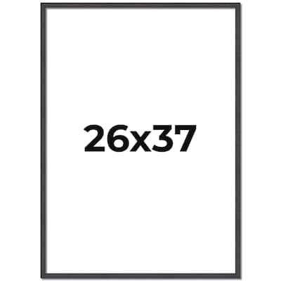 26x37 Frame Brown Solid Wood Picture Frame - Complete Modern Photo