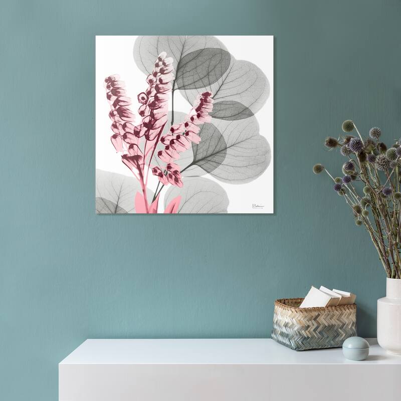 "Eucalyptus Bush 2" Frameless Free Floating Tempered Glass Panel Graphic Wall Art