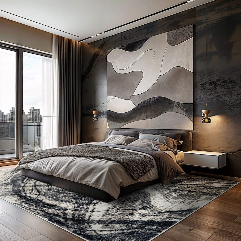 Transitional Bohemian Area Rug