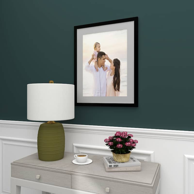 Fiona 24" Green Glass Table Lamp
