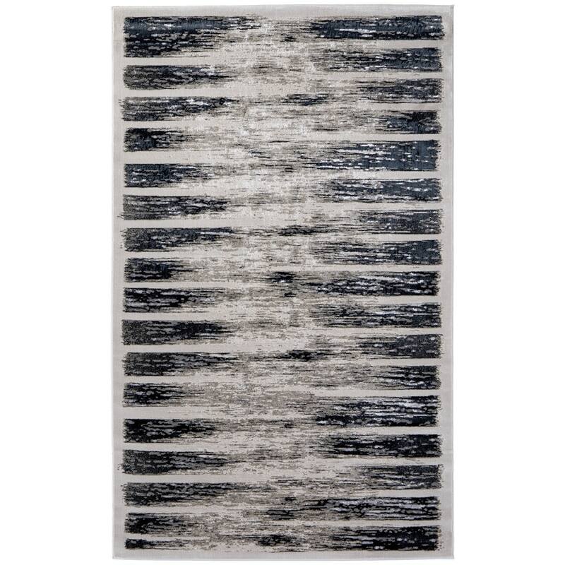 HomeRoots Abstract Bohemian Runner Area Rug