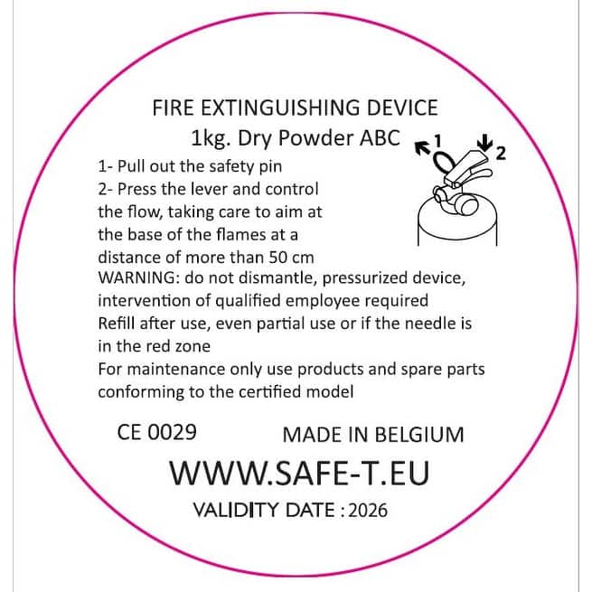SAFE-T Design Fire Extinguisher - ELEPHANT SKY