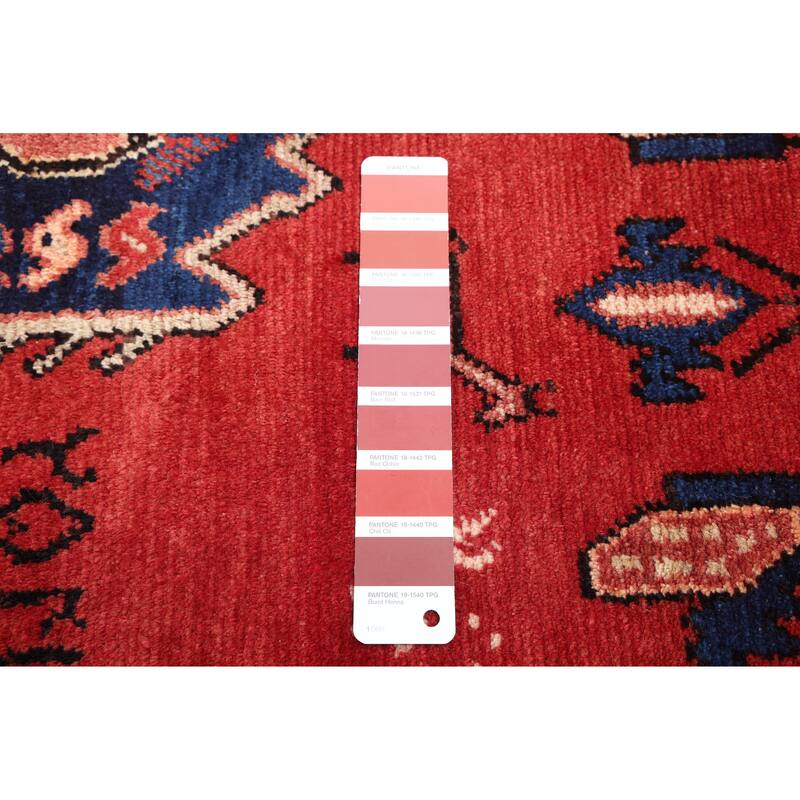 ECARPETGALLERY Hand-knotted Konya Anatolian Red Wool Rug - 5'5 x 8'0