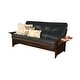 preview thumbnail 39 of 65, Copper Grove Dixie Espresso Full-size Futon Set with Bonded Leather Innerspring Mattress
