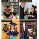 preview thumbnail 3 of 4, DolliBu Brown Sitting Moose Graduation Plush Toy with Gown and Cap - 7.5 inches