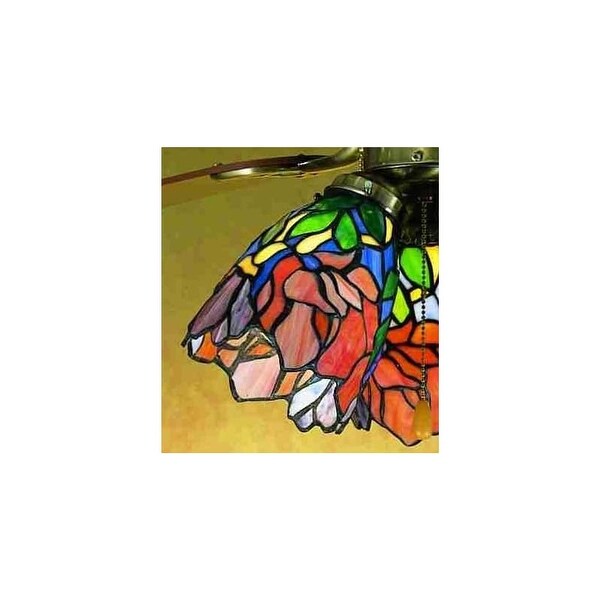 Meyda Tiffany 27482 Stained Glass / Tiffany Fan Light Kit Glassware