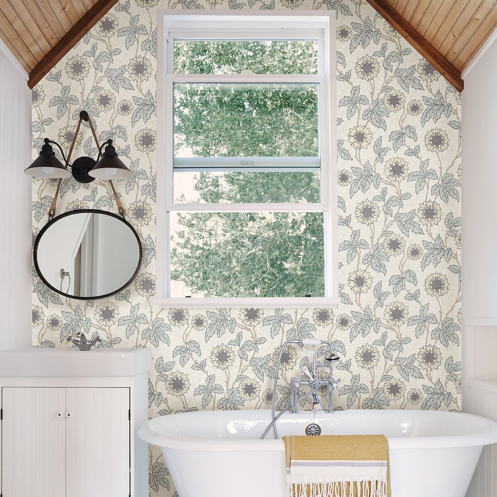 Willows, Leilani Floral, 33 FT. L x 20.5In. W Wallpaper Roll