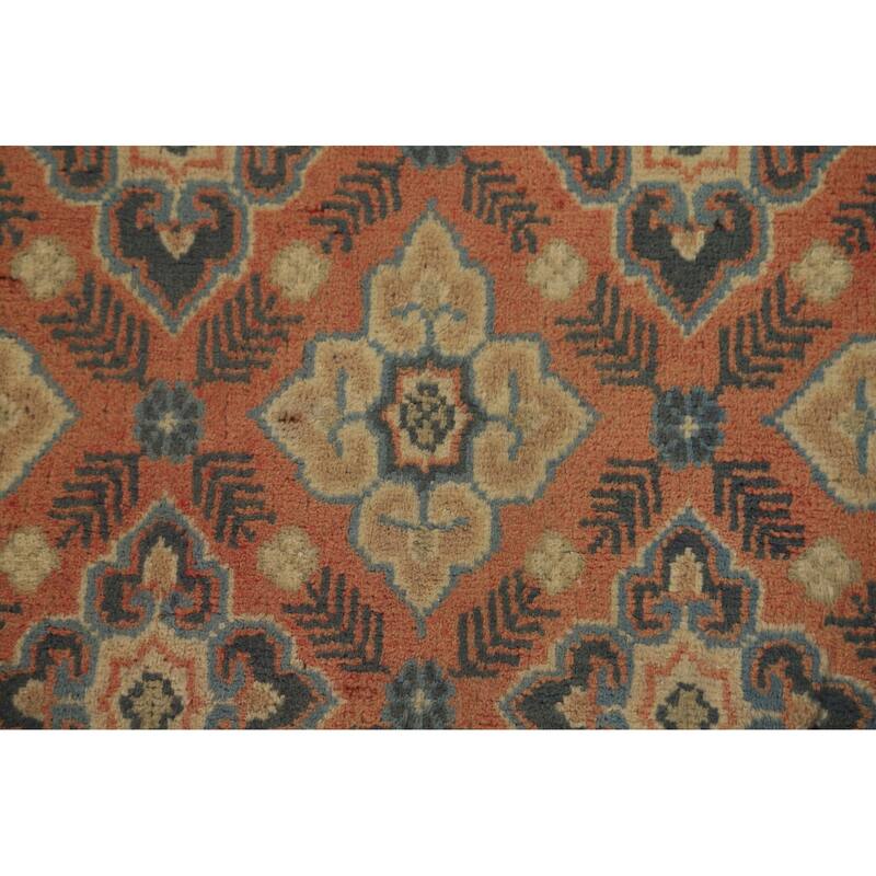 Traditional Hamedan Persian Vintage Runner Rug Handmade Wool Carpet - 2'10" x 12'2"
