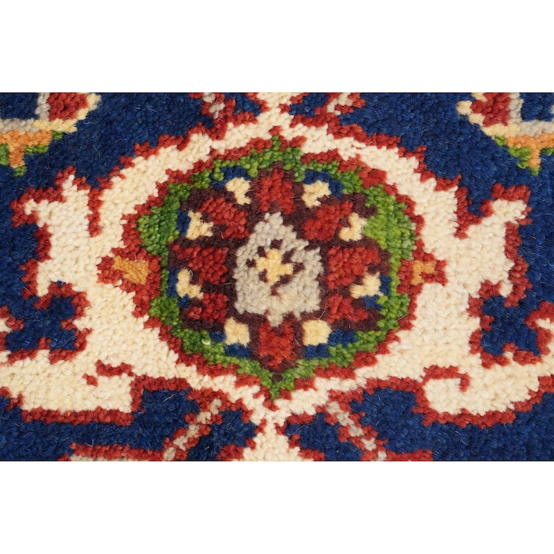 Hand Knotted Oriental 100% Wool Carpet Traditional Medallion Oranges & Rust Heriz (serapi) Area Rug - 10' 1'' X 8' 0''