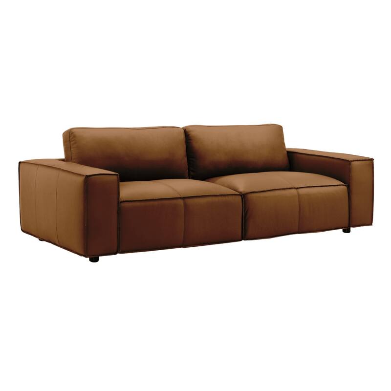 Clayton Top Grain Genuine Leather Loveseat, Sofa, or Living Room Set