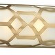 preview thumbnail 3 of 5, Libby Langdon for Crystorama 1 Light Aged Brass Bath Fixture - 24'' W x 6.5'' H x 4'' D