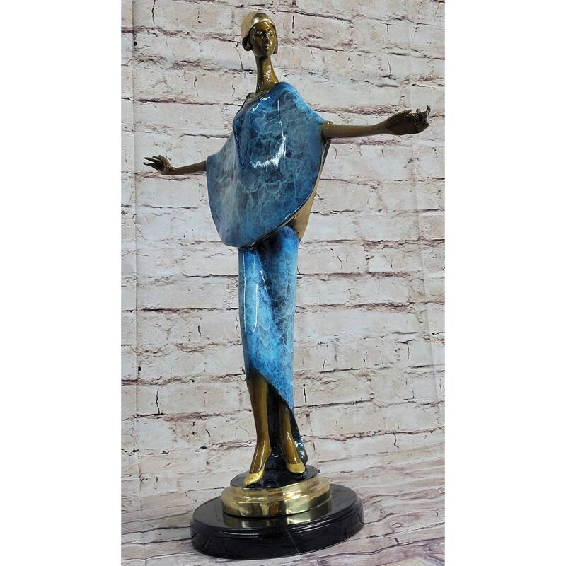 Bronze Love Goddess Sculpture Figure Home Decor Figurine Art Deco Decoration