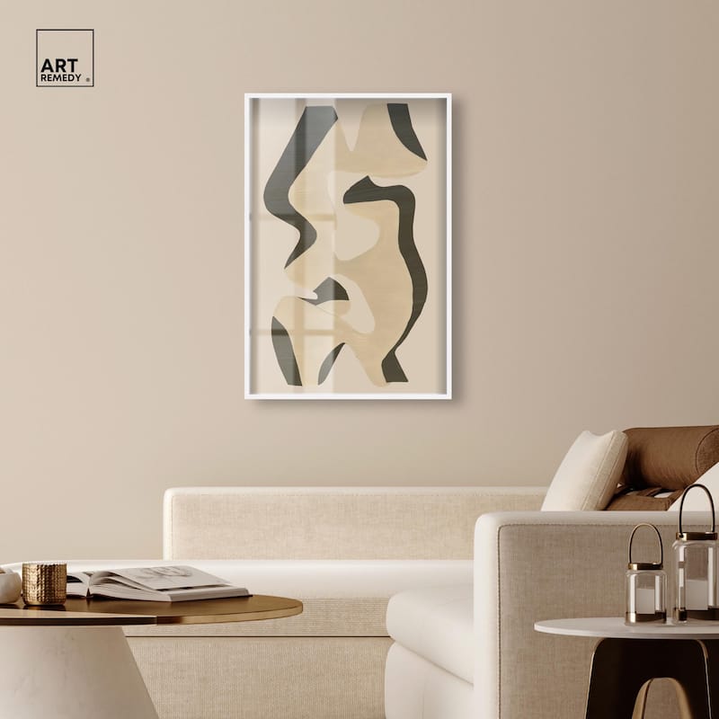 Shapes of Sage I Shadowbox by Art Remedy