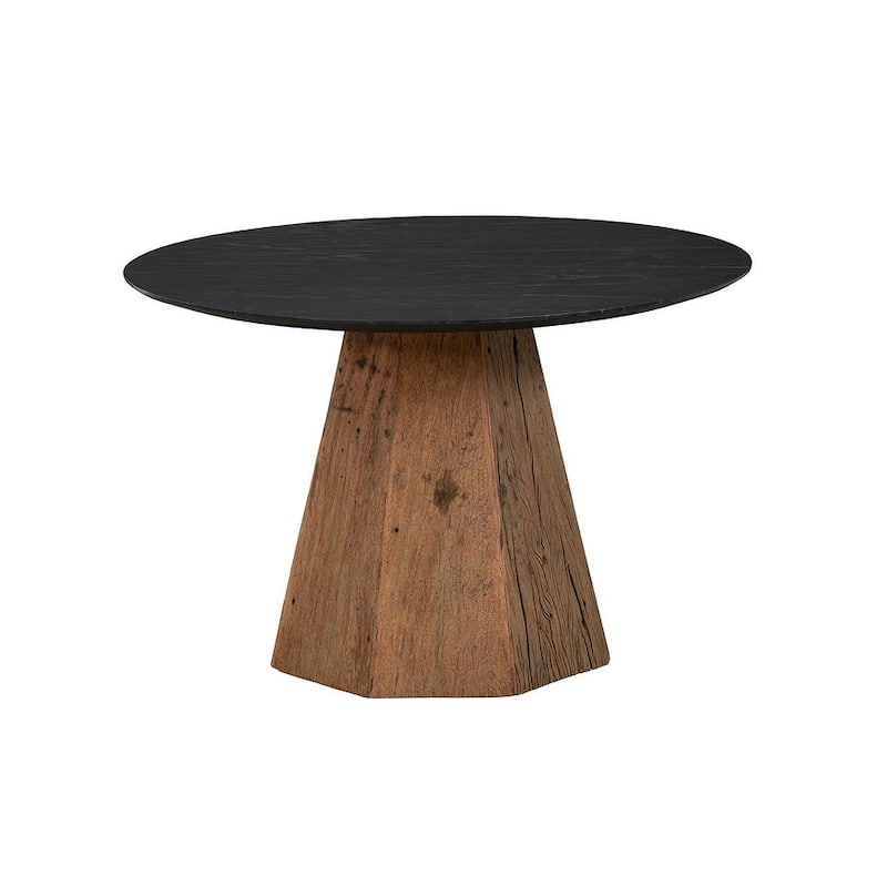 Furniture Classics Wood Phoebe Marble Dining Table