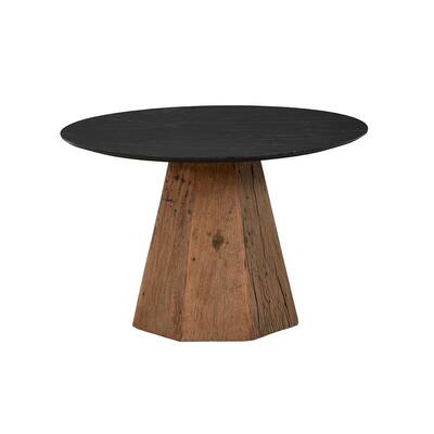 Furniture Classics Wood Phoebe Marble Dining Table