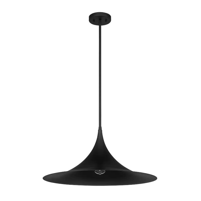 Bowdin 1-Light Pendant - Matte Black