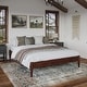 preview thumbnail 6 of 197, AFI Pasadena Basic Platform Bed Frame Walnut - Queen