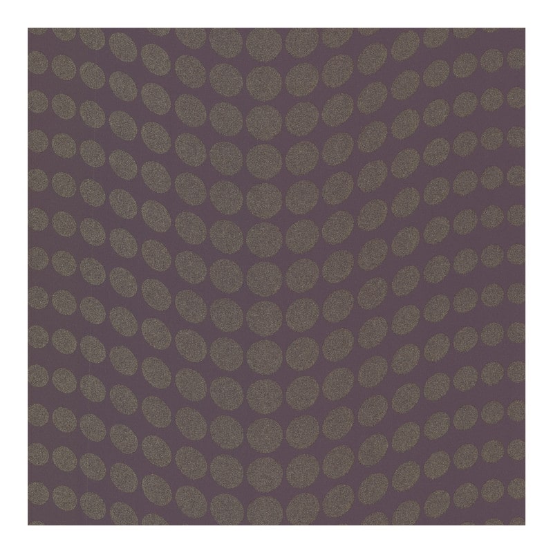 Decorline Genesis Purple Dotty Wallpaper - 20.5in x 396in x 0.025in