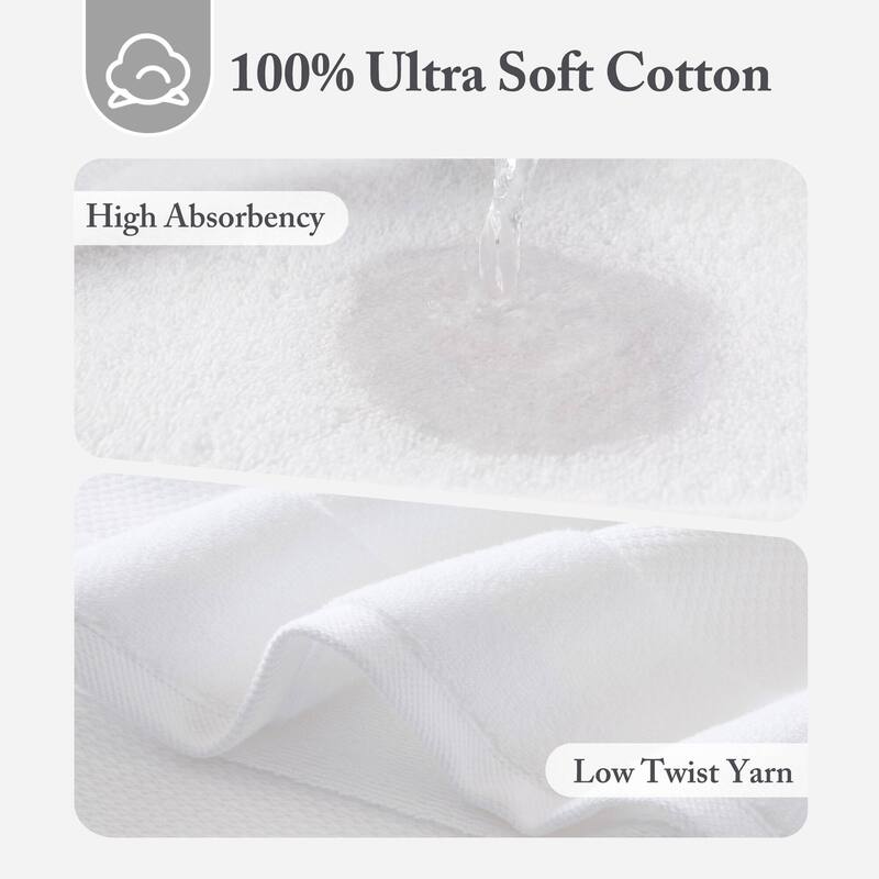 Madison Park Signature Turkish 100% Cotton Bath Sheet 2 Piece Set