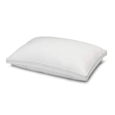 Gusseted Firm Plush Down Alternative Side/Back Sleeper Pillow - White