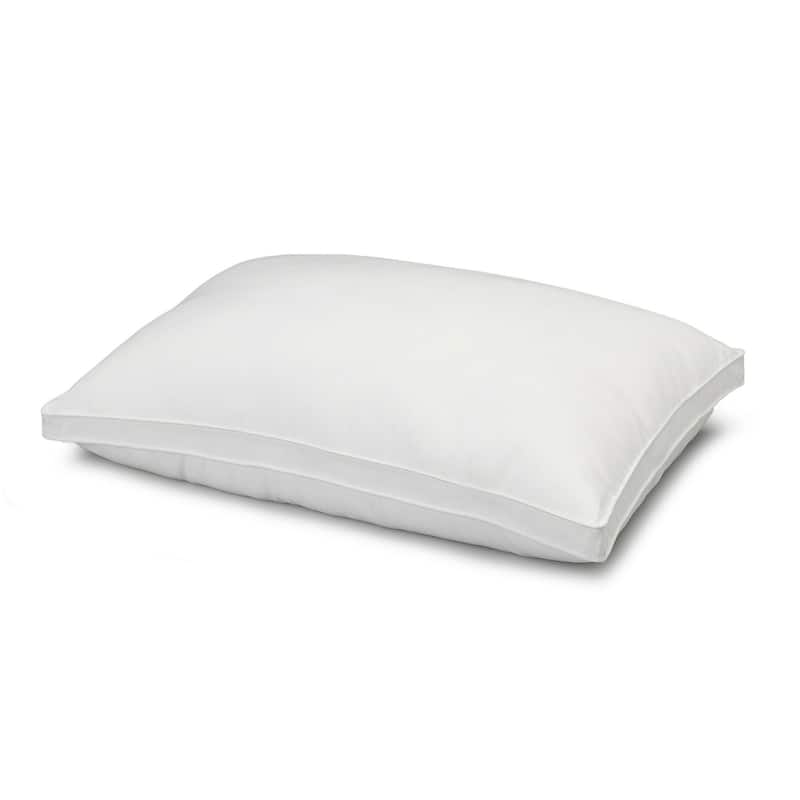 Gusseted Firm Plush Down Alternative Side/Back Sleeper Pillow White