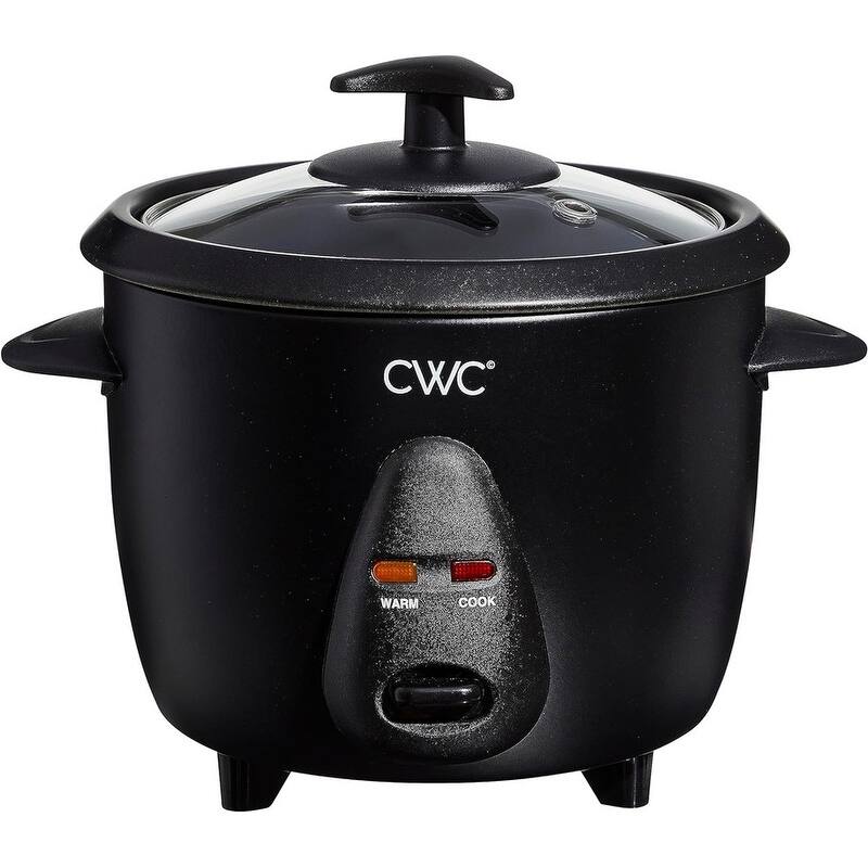 COOK WITH COLOR 6 Cup Rice Cooker 300W - Effortless Cooking - Black