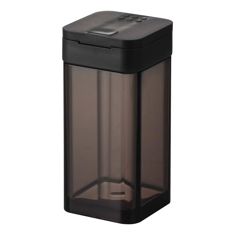 Yamazaki Home Spice Jar, Plastic - L 1.89 x W 1.89 x H 3.94 inches