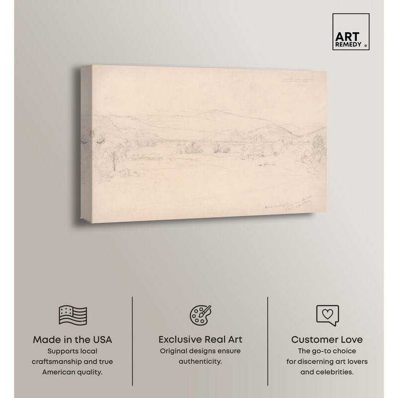 Study for View Mt. Washington Canvas by Art Remedy, Gallery Wrapped