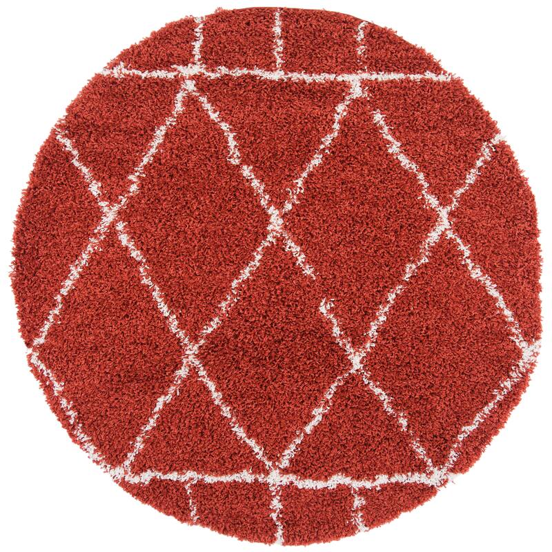 SAFAVIEH Pro Luxe Shag Yuna Moroccan Tassel 2.4-inch Thick