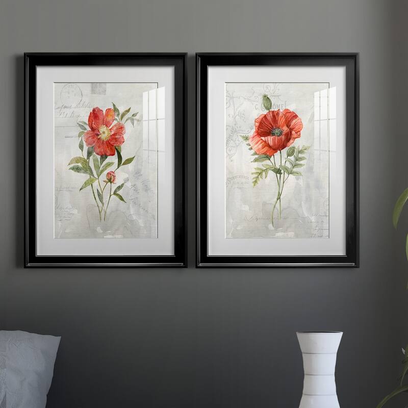 Linen Peony Premium Framed Print - Ready to Hang