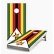 preview thumbnail 1 of 5, Zimbabwe Flag Cornhole Game (Choose Wraps or Boards) 2x4 Boards (24" x 48") - Include ALL Accessories