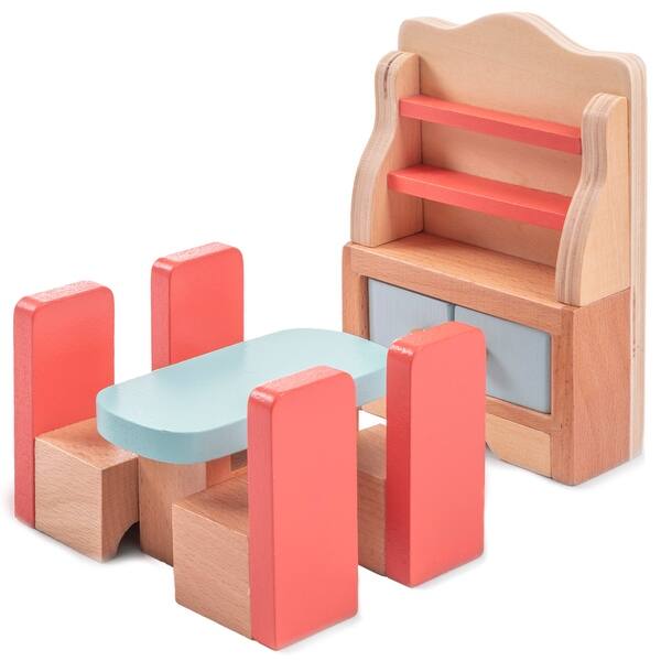 Shop Dazzling Dining Room Dollhouse Furniture On Sale Overstock 25533395