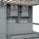 preview thumbnail 12 of 13, Twin Bunk Bed Kids Bed with Drawers, Wardrobe, Storage