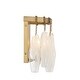 preview thumbnail 2 of 3, Minka Lavery 3622 Willow 2 Light 11" Tall Wall Sconce with Frosted