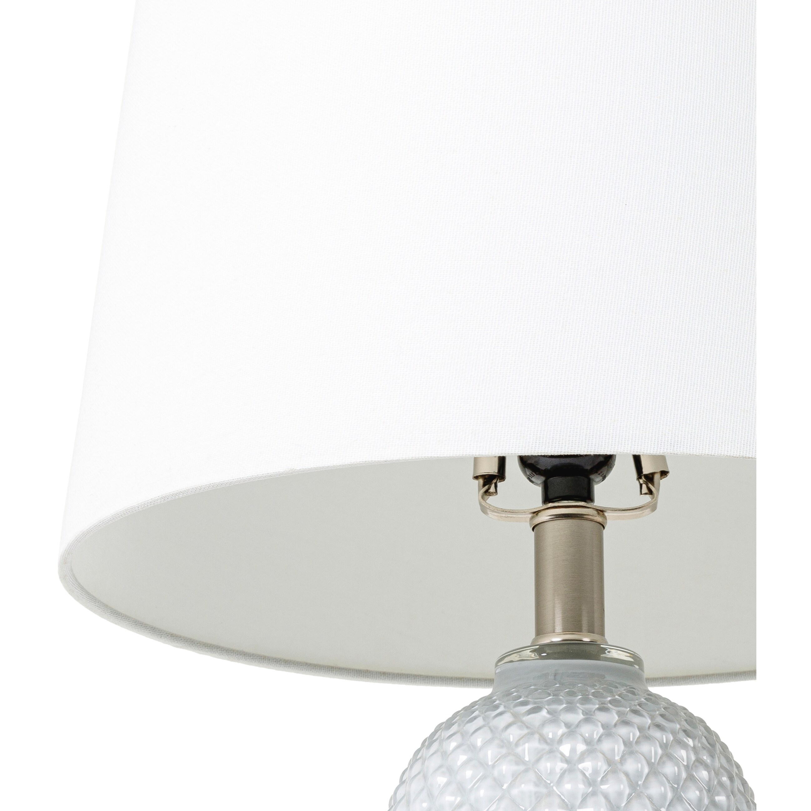Edger Painted Glass Textured Table Lamp - 26
