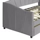 preview thumbnail 27 of 94, Velvet Upholstered Daybed Twin Size with 2 Drawers or Trundle