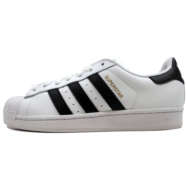 size 5 adidas superstar white and black 
