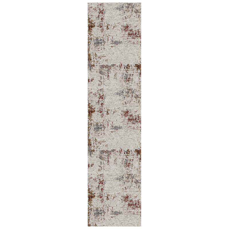 Sylvia Cherene Red Polyester Blend Performance Area Rug