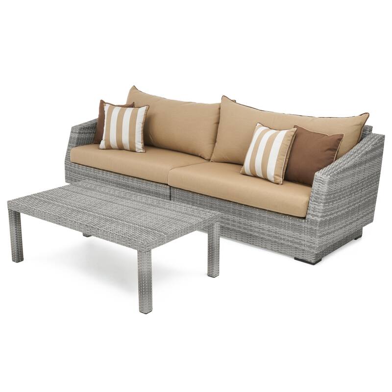 Cannes 20 Piece Sunbrella Outdoor Patio Estate Set