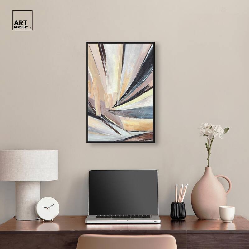 Balancing Lines I Canvas by Art Remedy