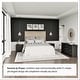 preview thumbnail 9 of 11, Sonoma Transitional Black Laminate 5-drawer Chest