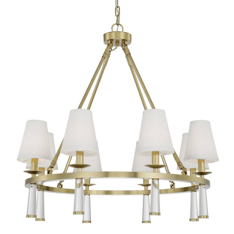 Crystorama Lighting Group Baxter 8 Light 32" Wide Chandelier