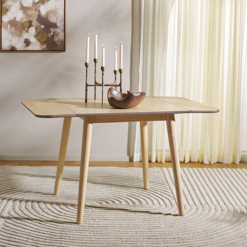 SAFAVIEH Home Damarius Drop Leaf Dining Table - 51"W x 31"D x 29"H